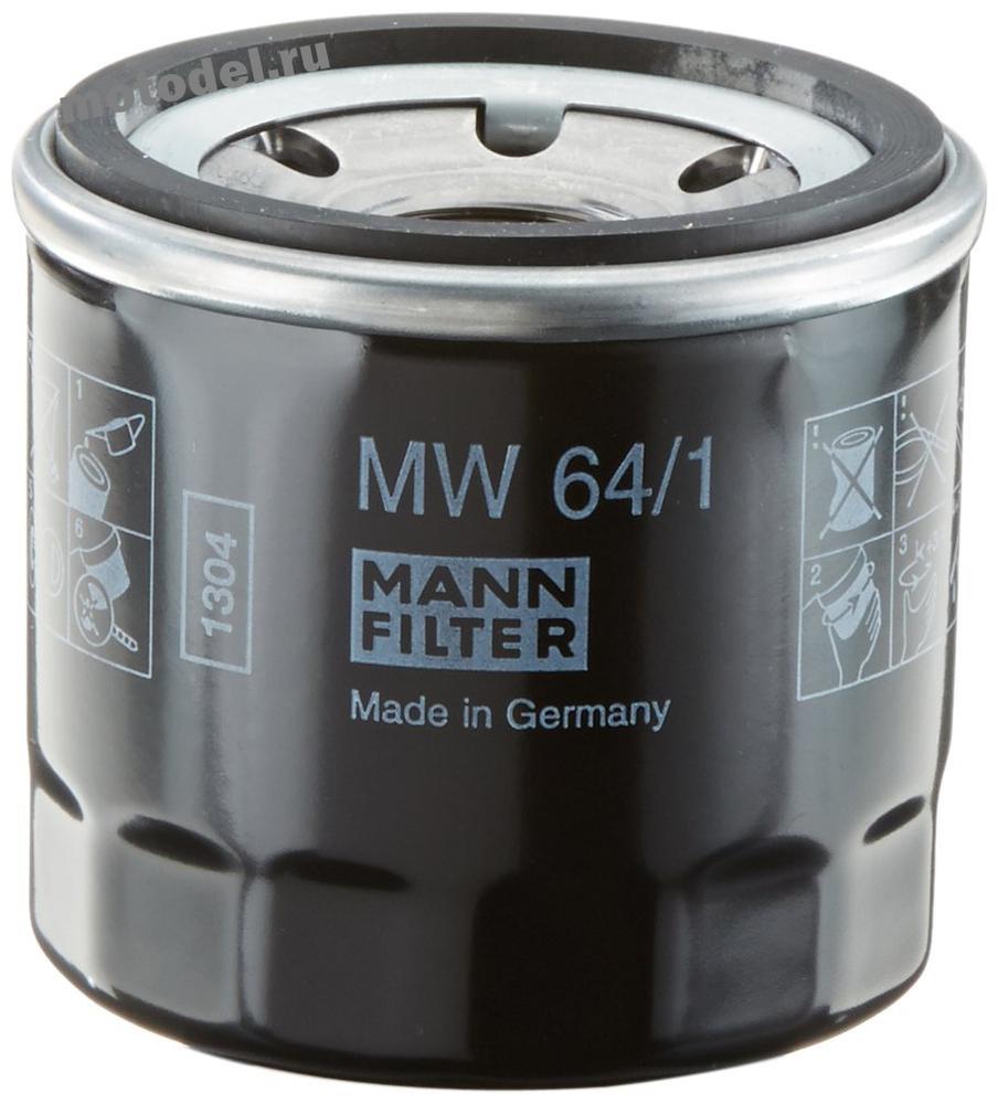 24RAUTO - Фильтр маслянный Mann Filter MW64/1 (Hiflofiltro hf 303 ...