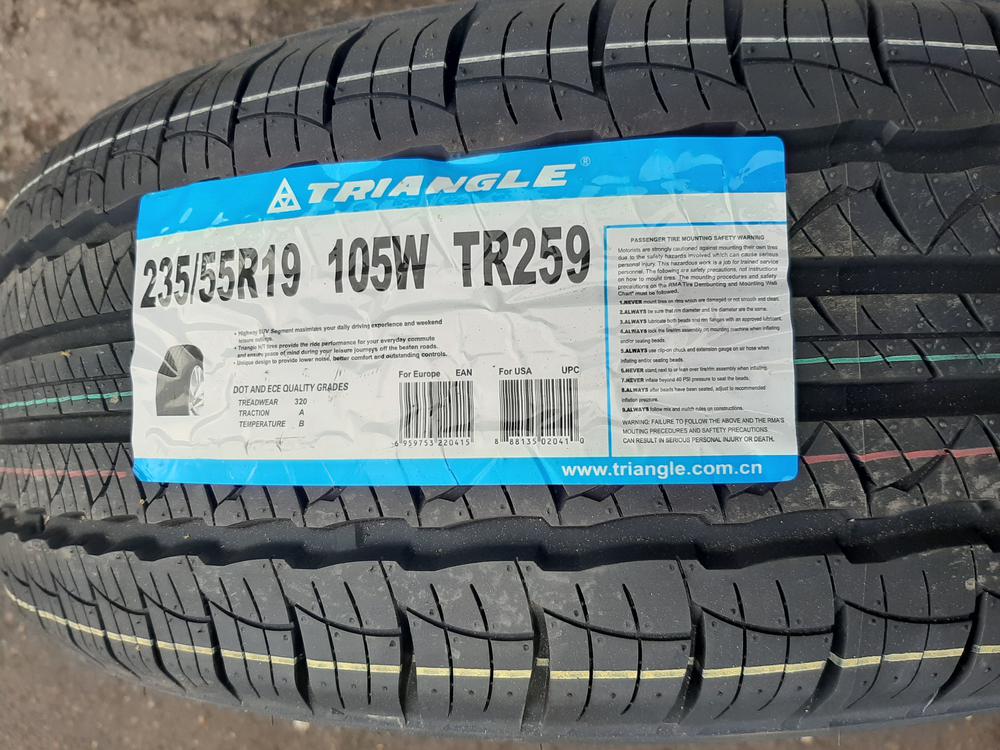 Triangle 235 55 r19. Triangle Advantex SUV tr259. Triangle tr259. Триангл 259. Triangle 259 Advantex SUV.